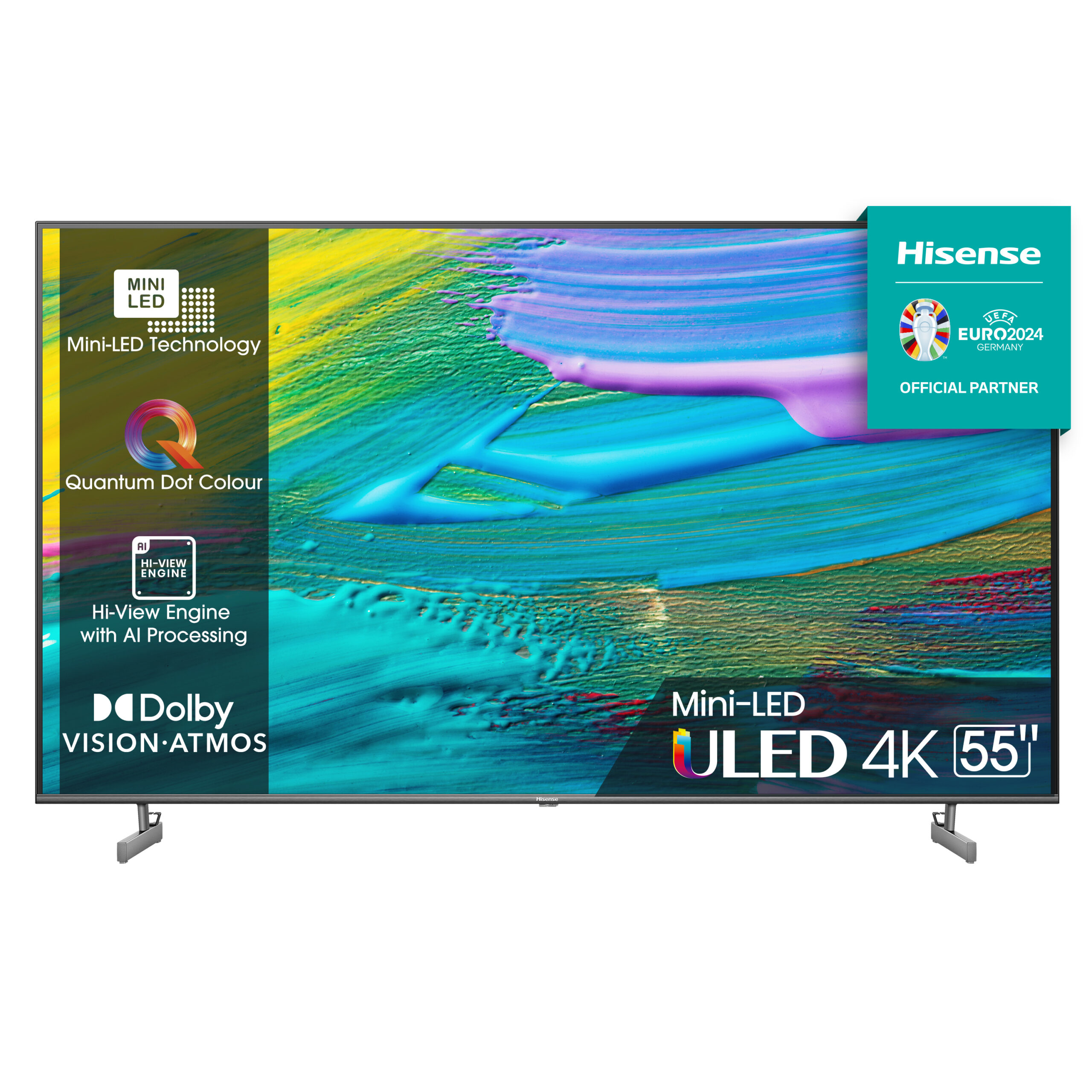 Hisense 55U6KQ - 55 inch QLED - SMART - 4k - 2023