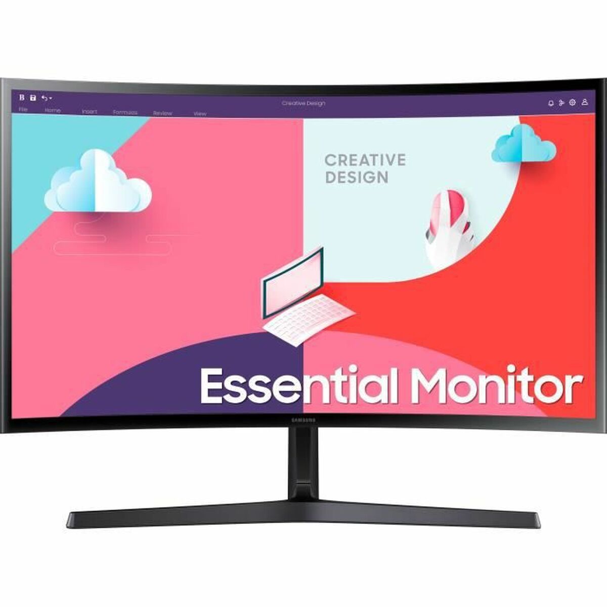 SAMSUNG LS24C366EAUXEN - 24 inch - 1920 x 1080 (Full HD) - VA-paneel